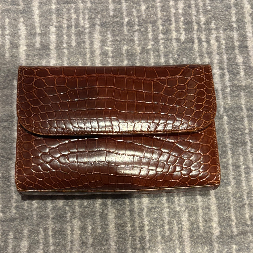 Brown Crocodile Embossed Wallet Brown Crocodile Embossed Wallet